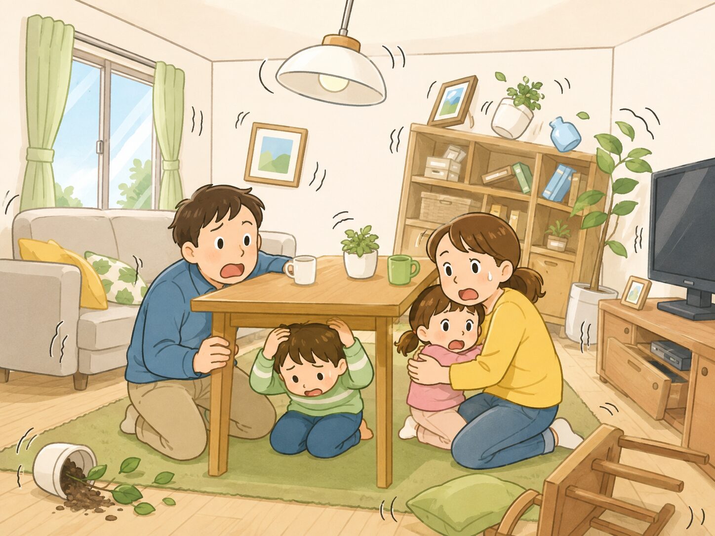 地震への備え、できていますか？
