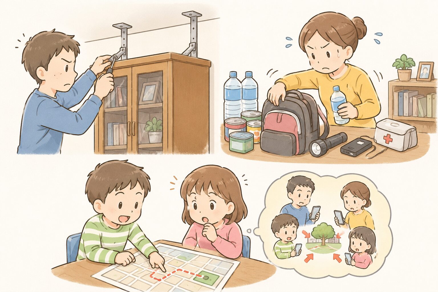 地震への備え、できていますか？